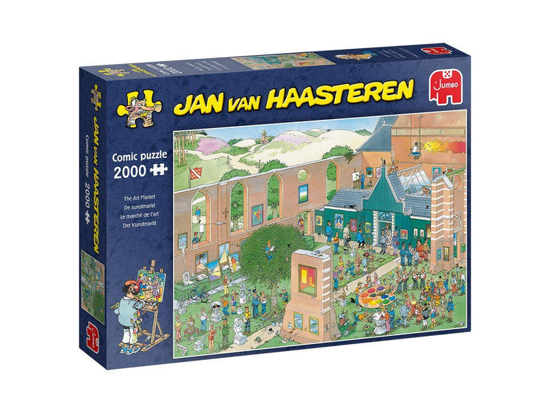 Jumbo Puzzle Jan van Haasteren - The Art Market (1000 pcs)