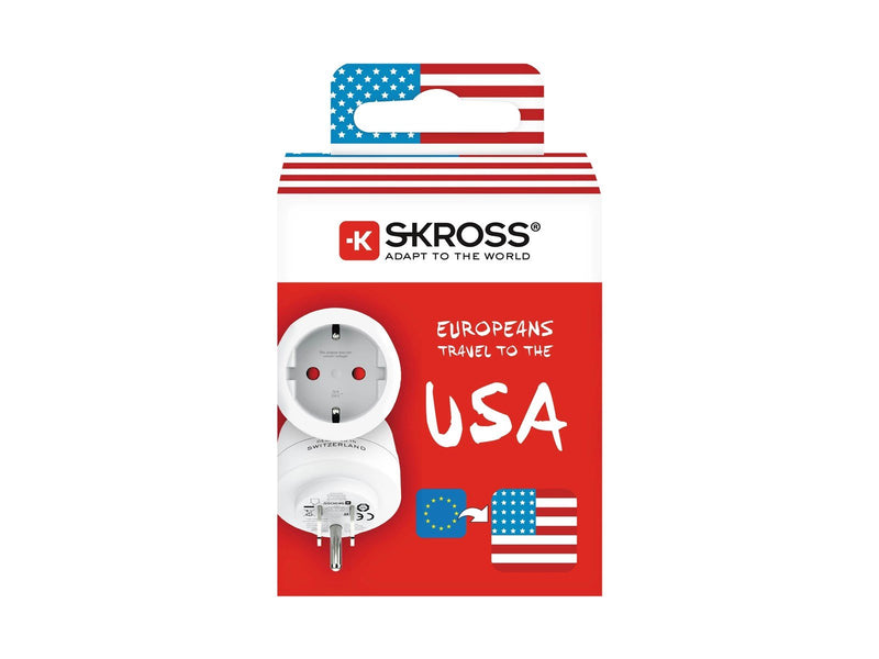 SKross Country Travel Adapter power adapter - 2 x USB power USA 2-pole