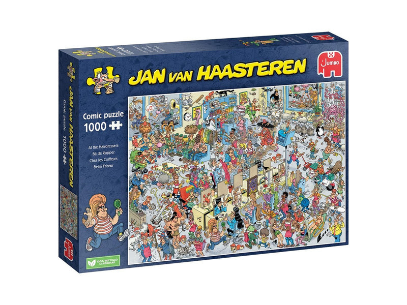 Jumbo Puzzle Jan van Haasteren - The Hairdressers (1000 pcs)