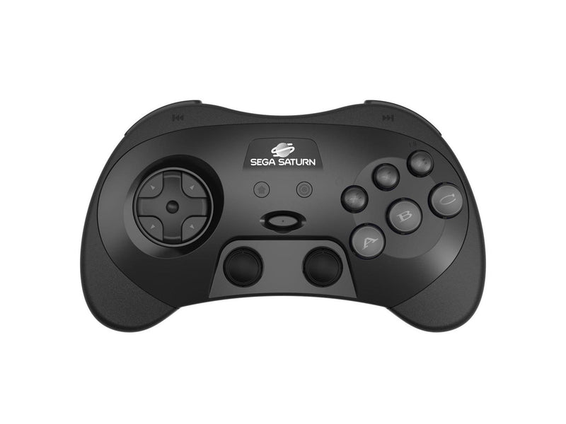 Retro-Bit PRO Controller Black - Wireless Controller - Sega Saturn