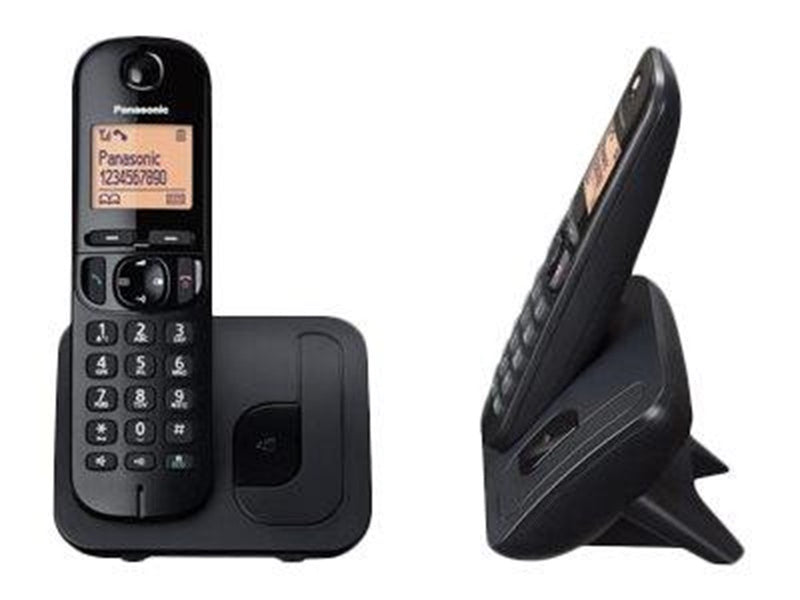 Panasonic KX-TGC212FX - cordless phone with caller ID/call waiting + additional handset - 3-way call capability