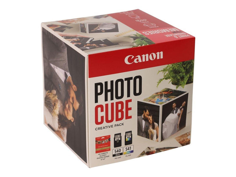 Canon Photo Cube Creative Pack - 2-pack - black colour (cyan magenta yellow) - original - glossy - ink cartridge / paper kit