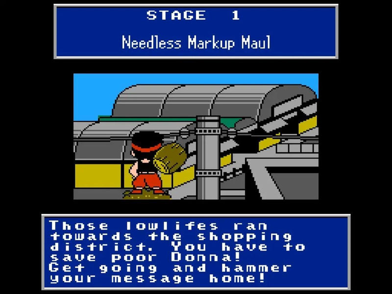Hammerin' Harry 2 - Nintendo Entertainment System - Plattform - PEGI 12