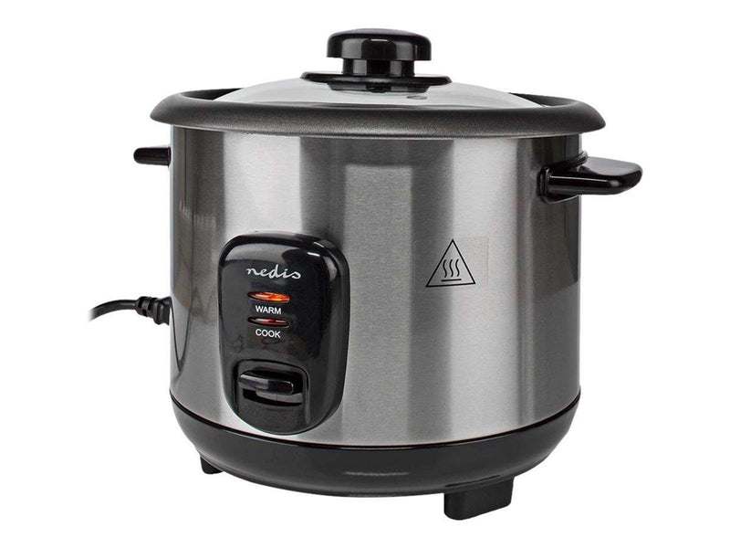 Nedis KARC110AL - rice cooker - black / silver