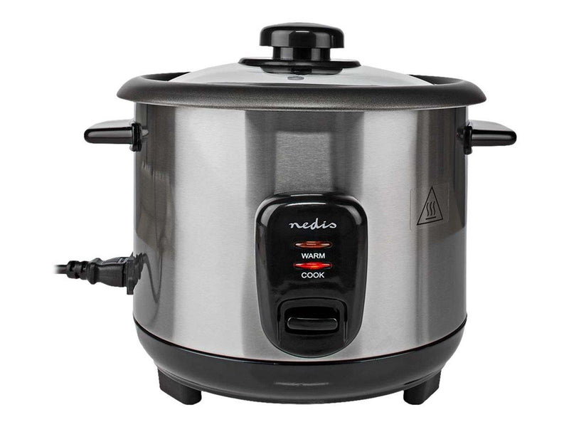 Nedis KARC110AL - rice cooker - black / silver
