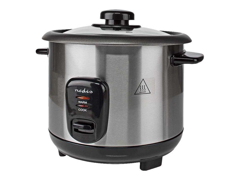 Nedis KARC110AL - rice cooker - black / silver