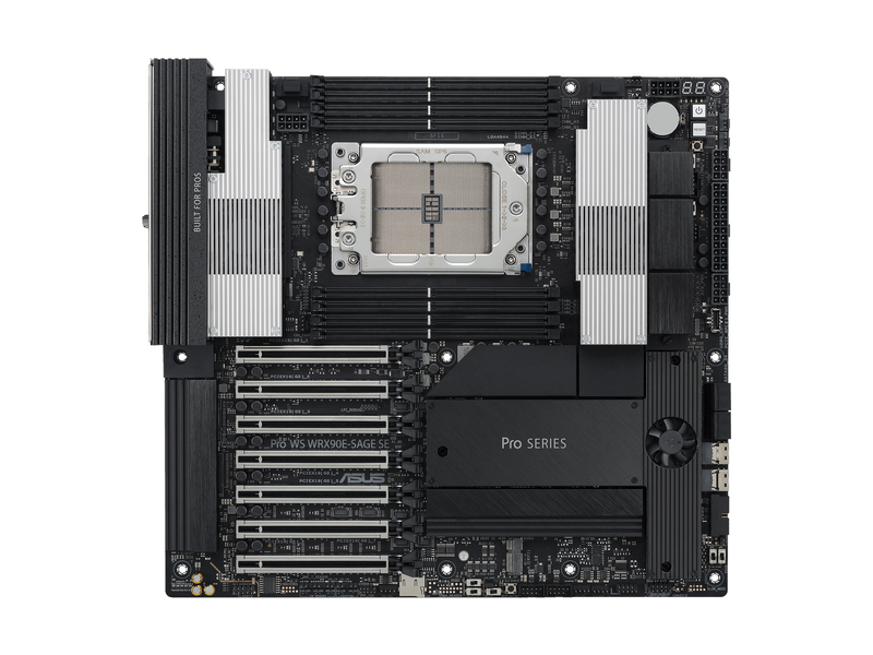 ASUS PRO WS WRX90E-SAGE SE Mainboard - AMD WRX90 - AMD sTR5 socket - DDR5 RAM - SSI (Server)