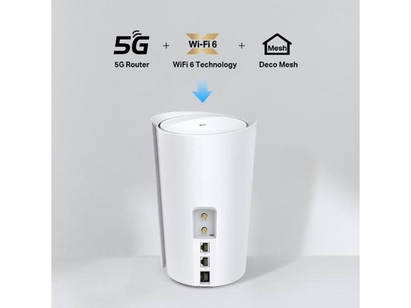 TP-Link DECO X50-5G (1-PACK) 5G AX3000 Whole Home Mesh WiFi 6 Gateway - Mesh router Wi-Fi 6