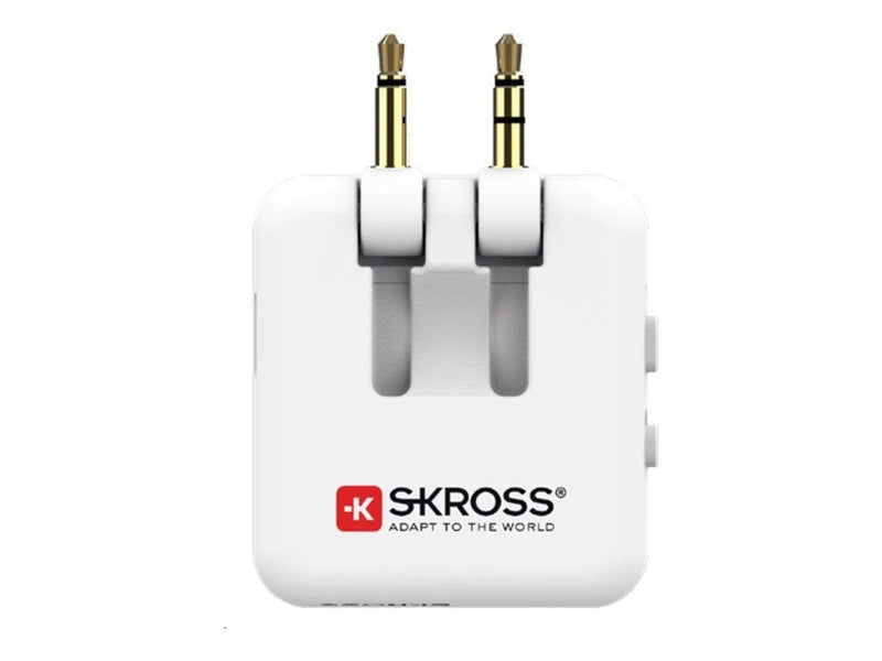 SKross - wireless audio adapter for wireless headphones true wireless earphones - transmitter & receiver 2-in-1