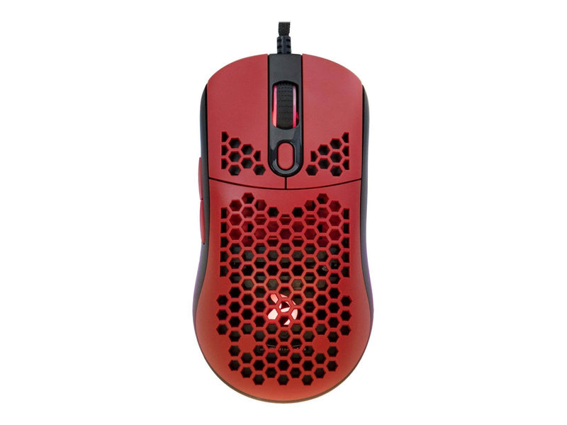 Arozzi Favo - mouse - USB - red - Maus (Rot)