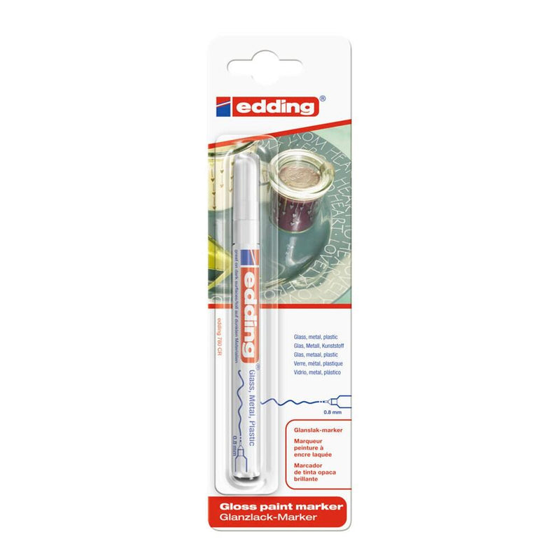 edding 780 Glanzlackmarker 0,8mm - weiß