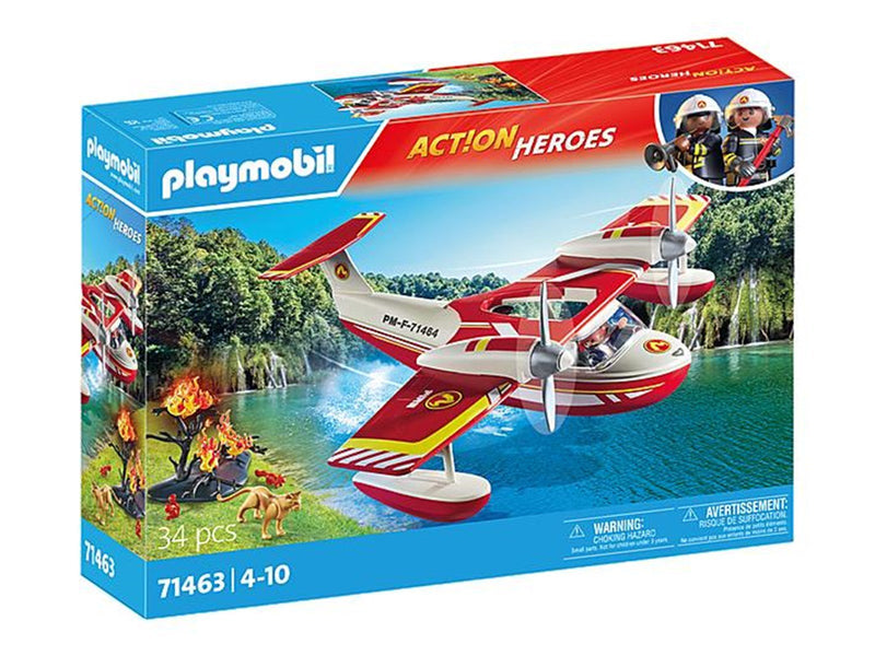 Playmobil Action - Feuerwehrflugzeug mit Löschfunktion