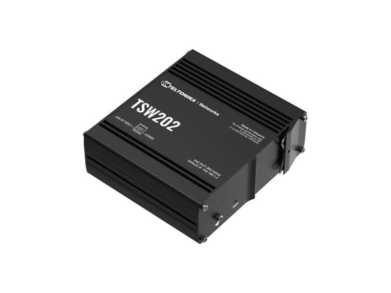 Teltonika TSW202 8-Port Managed POE+ Switch (8-Port PoE+ / 2 x SFP)