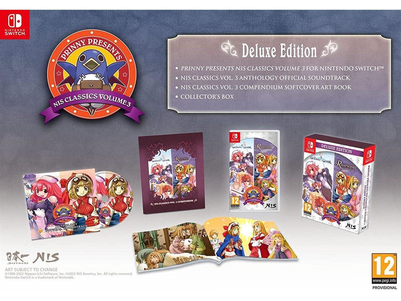 Prinny Presents NIS Classics Volume 3 (Deluxe Edition) - Nintendo Switch - RPG - PEGI 12