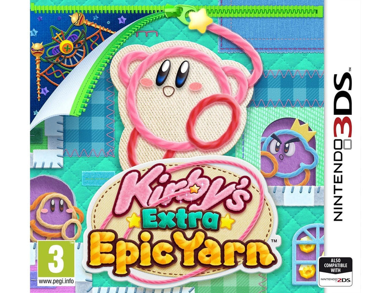 Kirby's Extra Epic Yarn - Nintendo 3DS - Abenteuer - PEGI 3