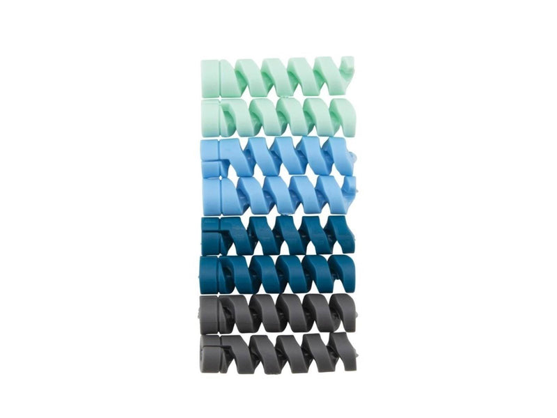 Bluelounge Design CableCoil Mini - 9-pack - Blue
