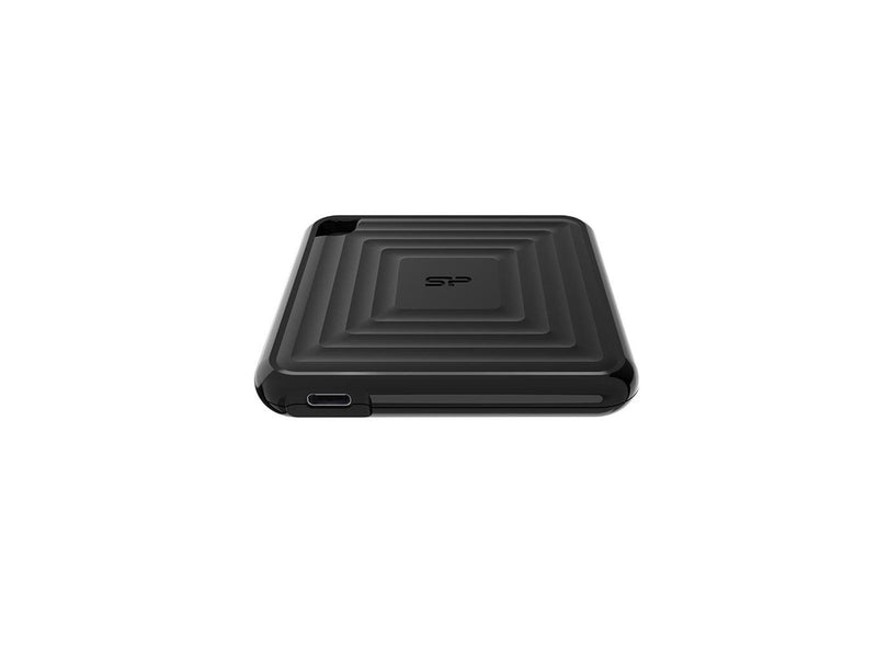 Silicon Power PC60 Portable SSD - 512GB - Schwarz - Extern SSD - USB 3.2 Gen 2
