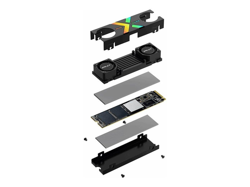 PNY XLR8 CS3150 RGB SSD - 1TB - PCIe 5.0 - M.2 2280