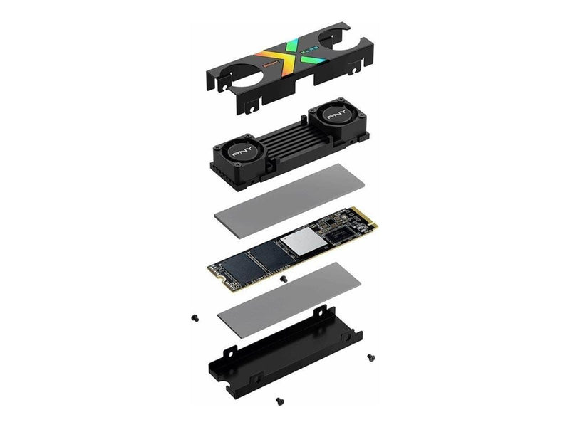 PNY XLR8 CS3150 RGB SSD - 2TB - PCIe 5.0 - M.2 2280