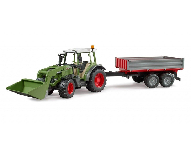 Bruder Fendt Vario 211 with frontloader and tipping trail