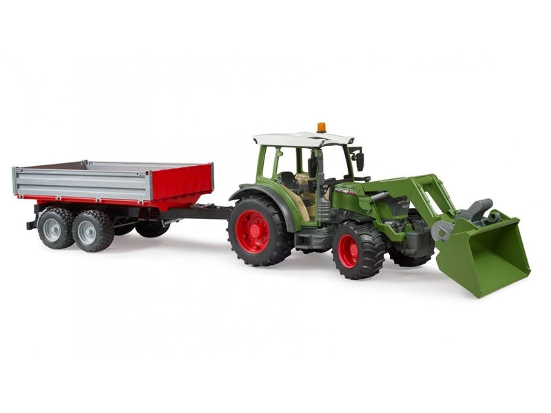 Bruder Fendt Vario 211 with frontloader and tipping trail