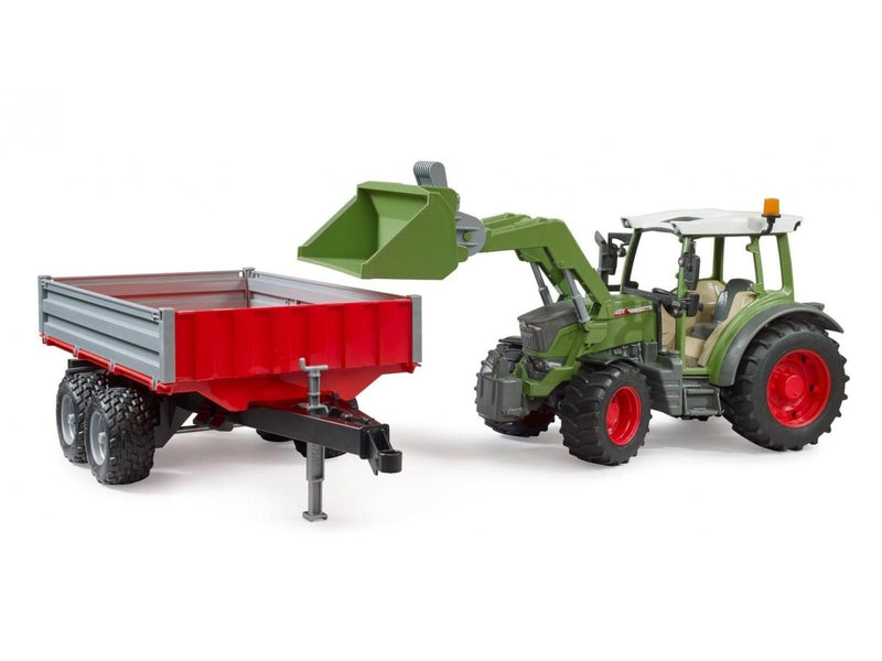 Bruder Fendt Vario 211 with frontloader and tipping trail