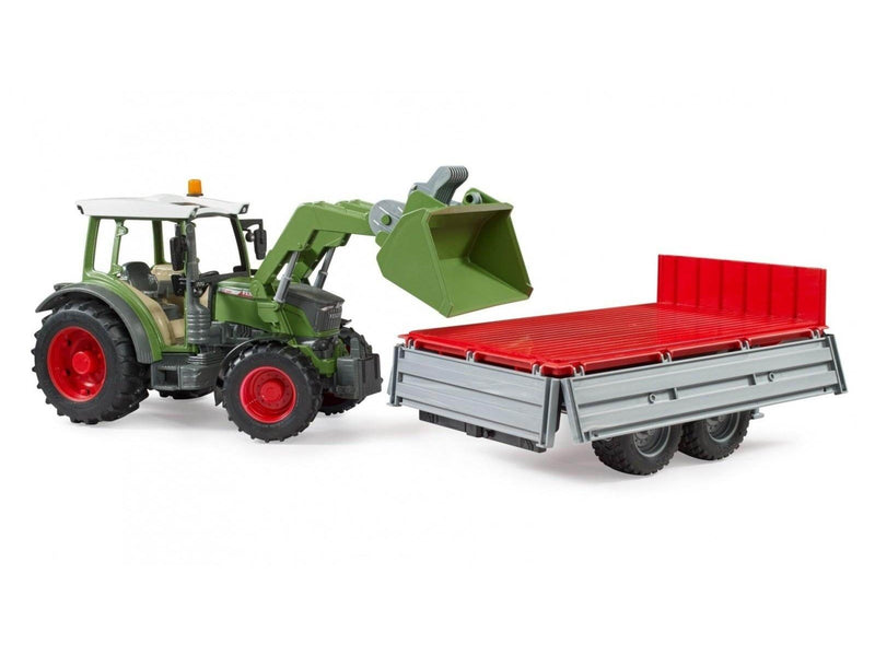 Bruder Fendt Vario 211 with frontloader and tipping trail