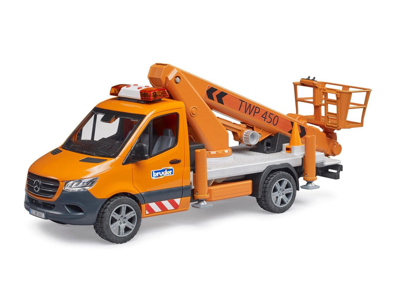Bruder MB Sprinter with working platform LS module