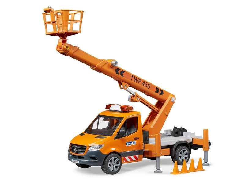 Bruder MB Sprinter with working platform LS module
