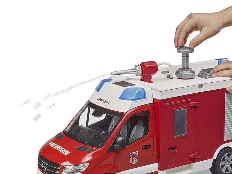 Bruder MB Sprinter Fire Engine with LS Module