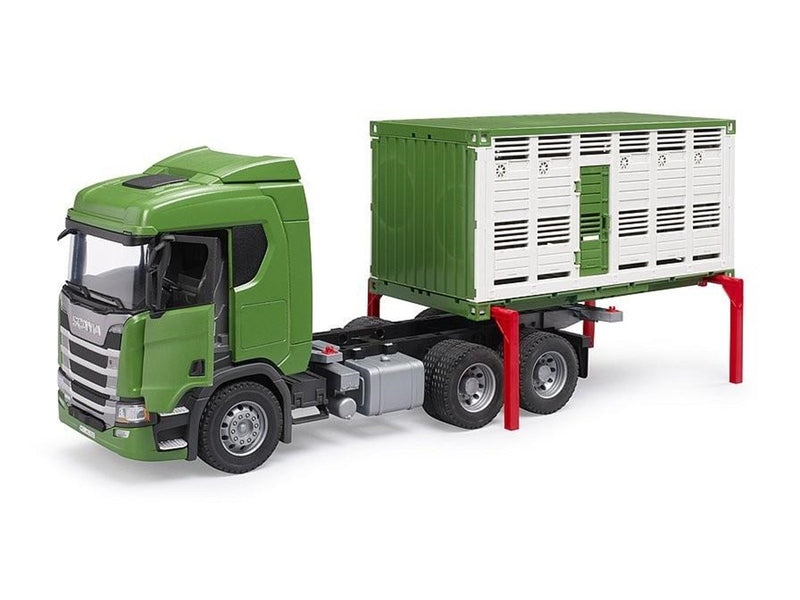 Bruder Scania Super 560R Cattle transportation truck w 1