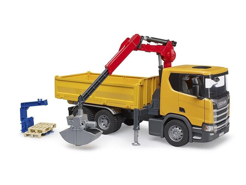 Bruder Scania Super 560R construction truck w.crane.2 pal