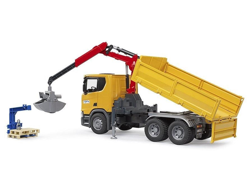 Bruder Scania Super 560R construction truck w.crane.2 pal