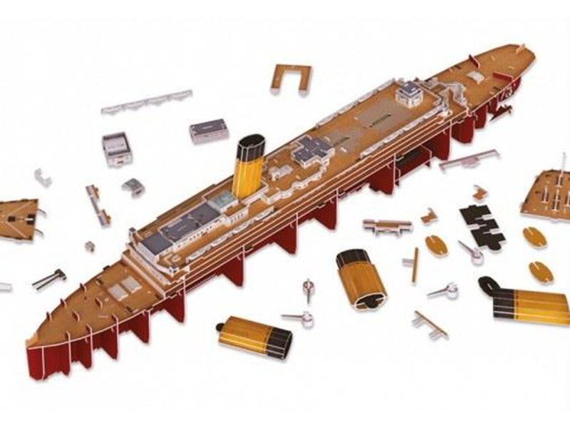 Revell 3D Puzzle Building Kit - RMS Titanic LED Edition 3D Puzzle