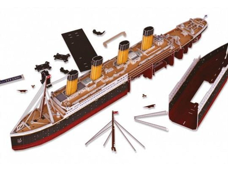 Revell 3D Puzzle Building Kit - RMS Titanic LED Edition 3D Puzzle