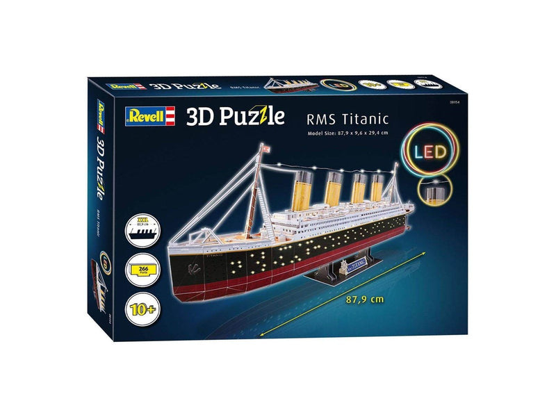Revell 3D Puzzle Building Kit - RMS Titanic LED Edition 3D Puzzle