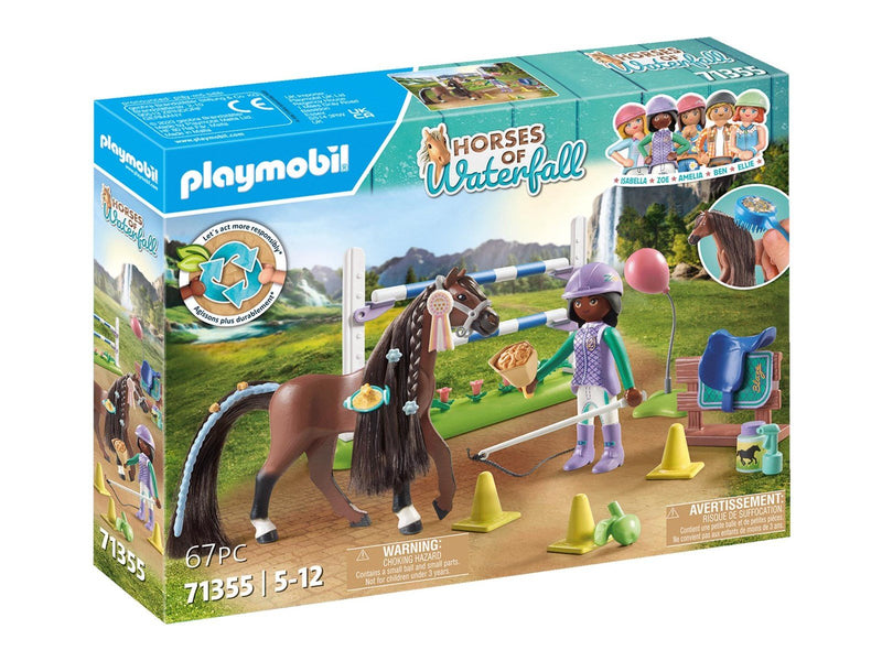 Playmobil - Zoe & Blaze mit Turnierparcours