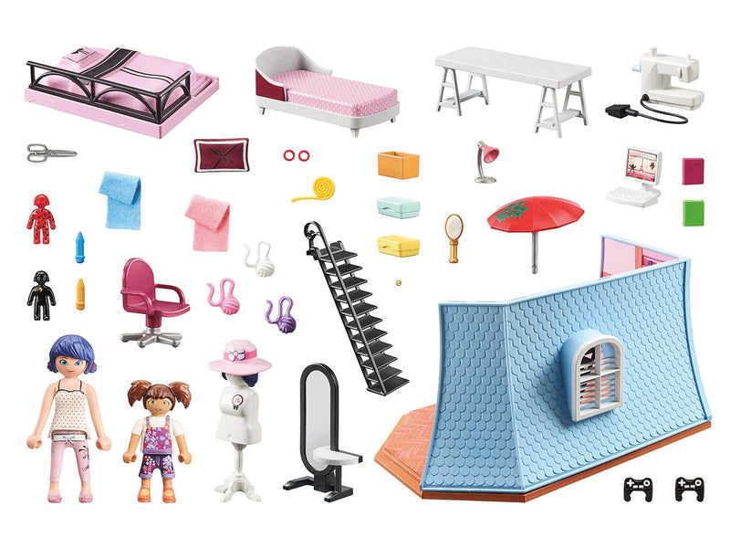 Playmobil Wunderbar - Miraculous: Marinettes Loft
