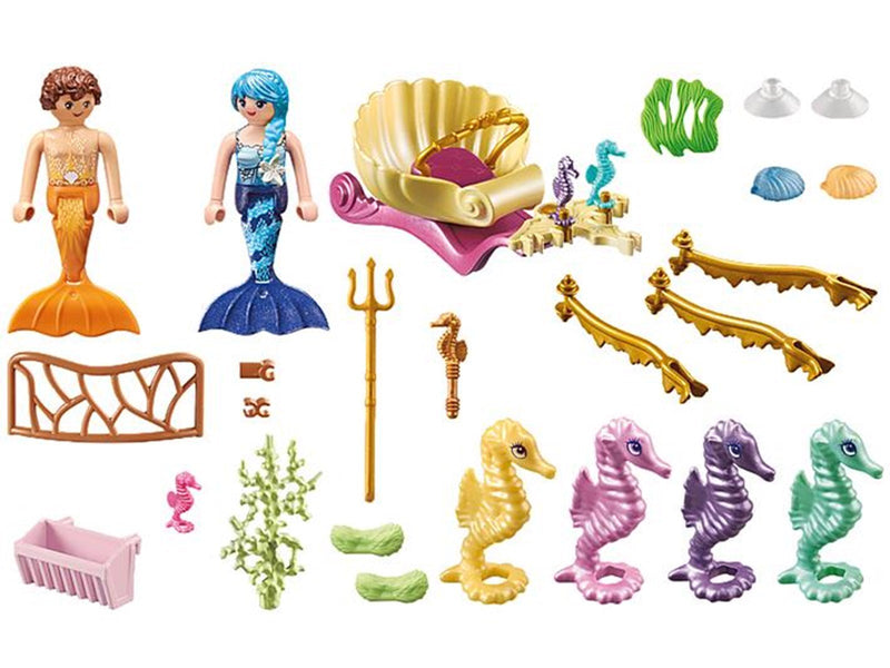 Playmobil Prinzessin - Meeresbewohner mit Seepferdchenkutsche