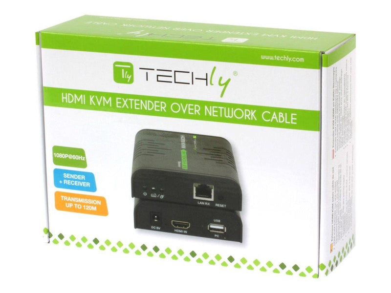 IC INTRACOM TECHly 120m HDMI KVM EXTENDER over Network Cable