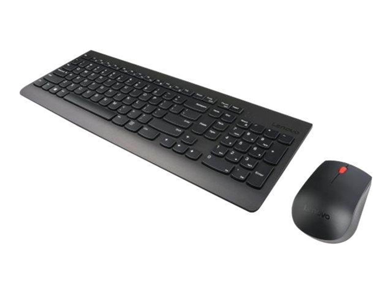 Lenovo 510 - keyboard and mouse set - US - black - Tastatur & Maus Set - Englisch - US - Schwarz