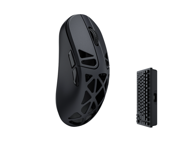 Keychron M3 Mini Wireless - Metal Edition - Gaming Maus (Schwarz)