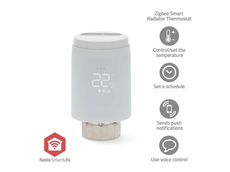 Nedis SmartLife Radiatorstyring | Zigbee 3.0 | Batteri |