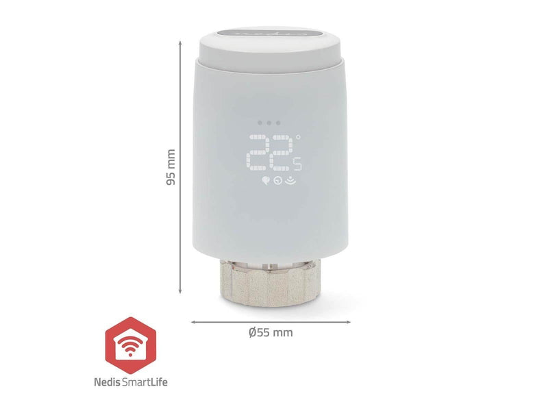 Nedis SmartLife Radiatorstyring | Zigbee 3.0 | Batteri |