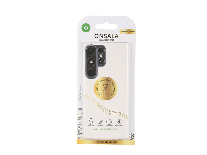 ONSALA Phone Case Recycled TPU Transparent - Samsung Galaxy S23 Ultra 5G
