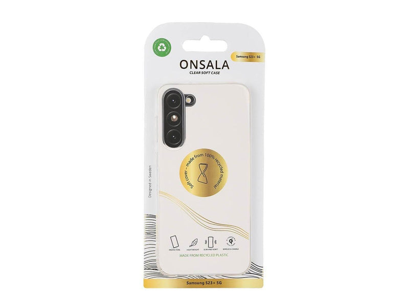 ONSALA Phone Case Recycled TPU Transparent - Samsung Galaxy S23+ 5G