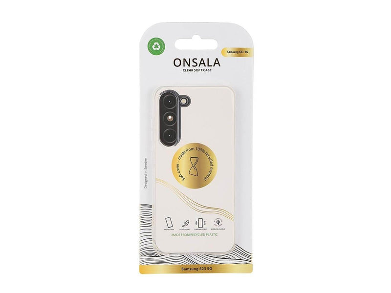 ONSALA Phone Case Recycled TPU Transparent - Samsung Galaxy S23+ 5G