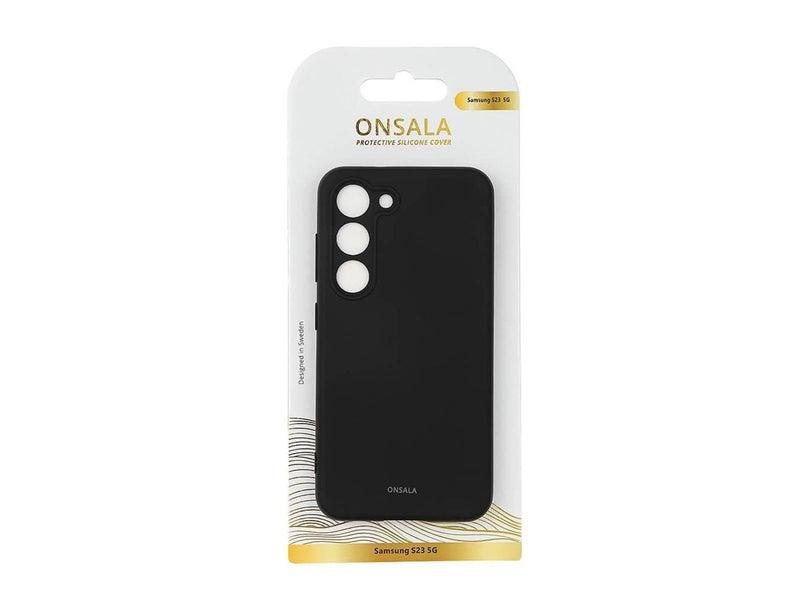 ONSALA Backcover Silicone Samsung  S23 5G Black