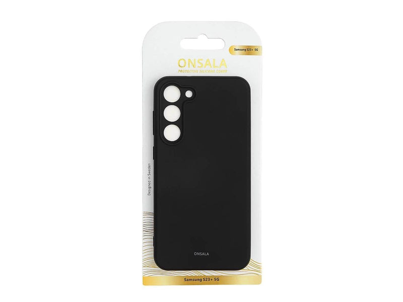 ONSALA Phone Case Silicone Black - Samsung S23+ 5G