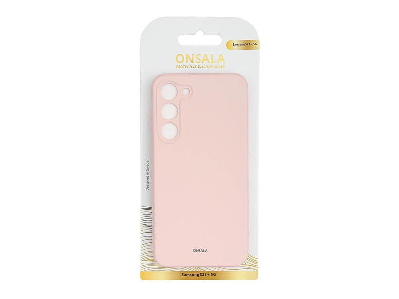 ONSALA Phone Case Silicone Chalk Pink - Samsung S23 5G
